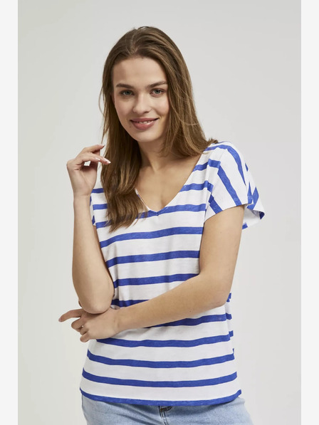 Moodo Cămașă albastră cu dungi Moodo