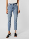 Vero Moda Blugi albaștri cu croială dreaptă VERO MODA Brenda