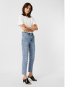 Vero Moda Blugi albaștri cu croială dreaptă VERO MODA Brenda