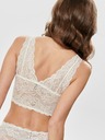 ONLY Sutien dantelă pentru femei crem ONLY