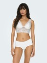 ONLY Sutien dantelă pentru femei crem ONLY