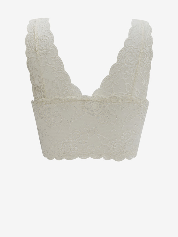 ONLY Sutien dantelă pentru femei crem ONLY