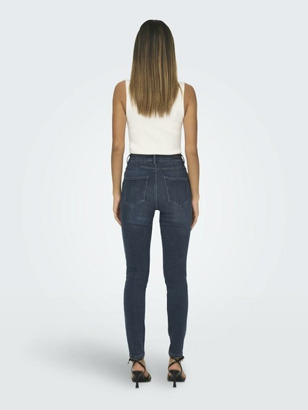 ONLY Blugi skinny albastru închis pentru femei ONLY Mila