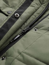 ALPINE PRO Jachetă de iarnă neagră și verde pentru femei ALPINE PRO EGYPA