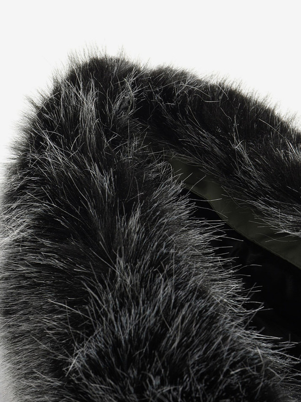 ALPINE PRO Jachetă de iarnă neagră și verde pentru femei ALPINE PRO EGYPA