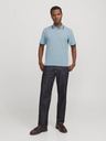 Jack & Jones Tricou polo albastru deschis pentru bărbați Jack & Jones