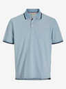 Jack & Jones Tricou polo albastru deschis pentru bărbați Jack & Jones