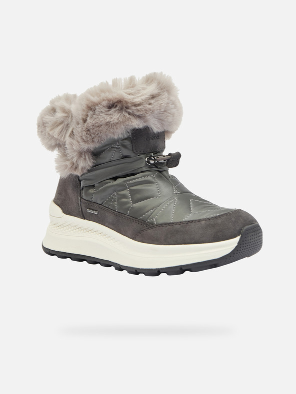 Geox Cizme de gleznă pentru femei Geox Spherica Actif X2 Abx gri închis