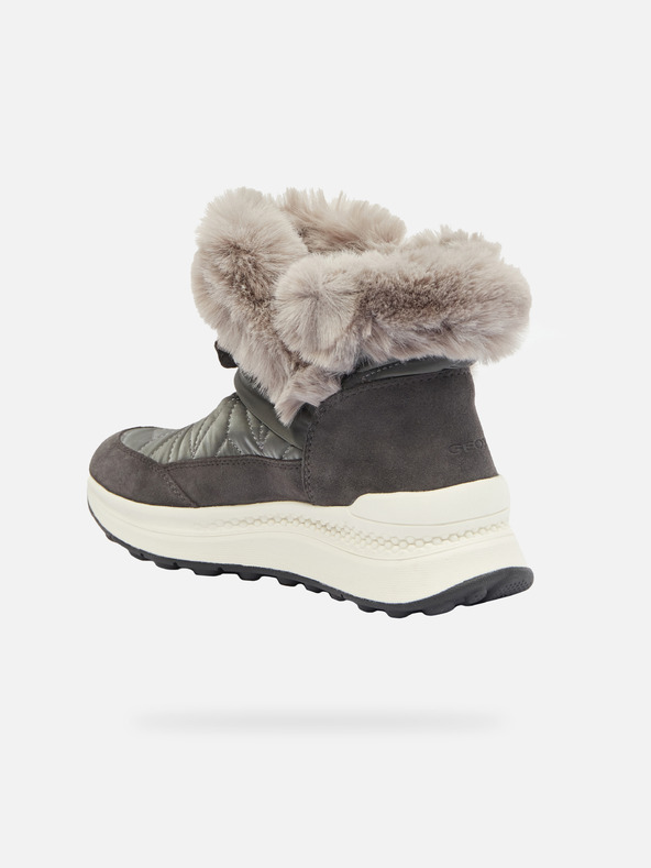 Geox Cizme de gleznă pentru femei Geox Spherica Actif X2 Abx gri închis