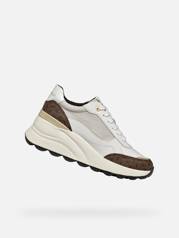 Geox Adidași Geox Spherica EC13 albi, damă