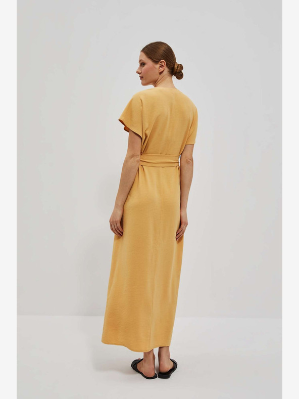 Moodo Rochie lungă galbenă Moodo