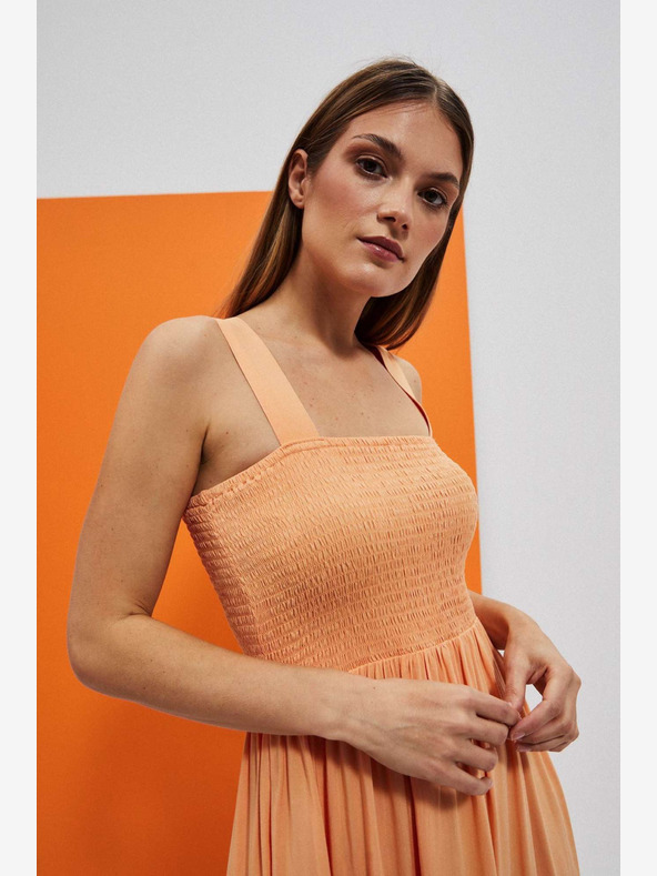 Moodo Rochie cu bretele portocalie Moodo