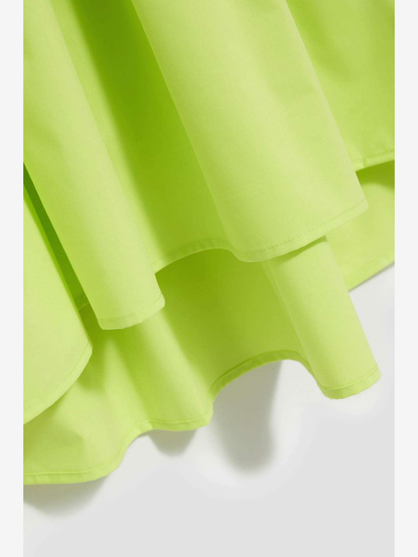 Moodo Rochie cămașă verde deschis Moodo