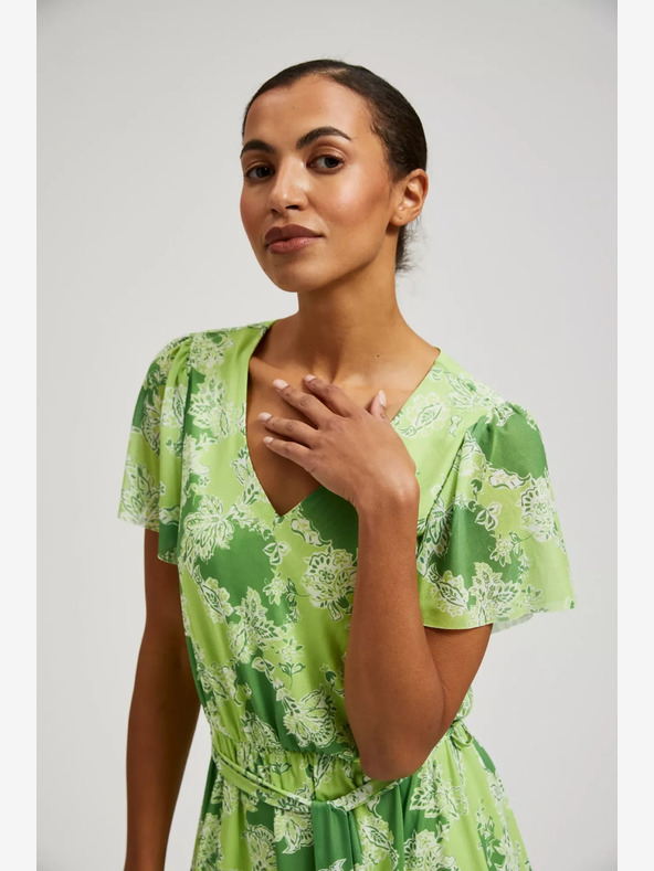 Moodo Rochie Moodo cu model verde