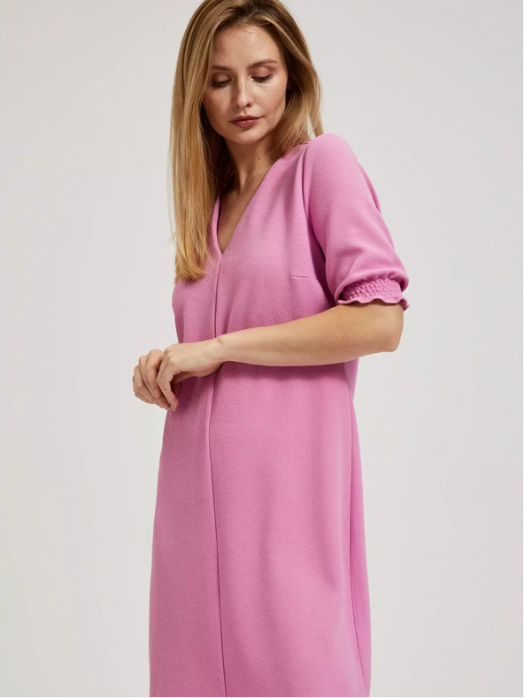 Moodo Rochie dreaptă roz Moodo