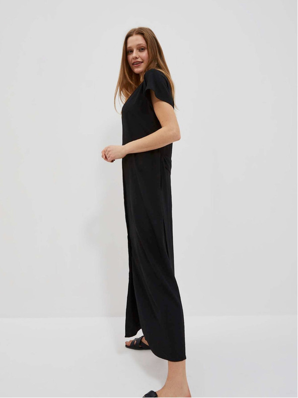 Moodo Rochie lungă neagră de damă Moodo