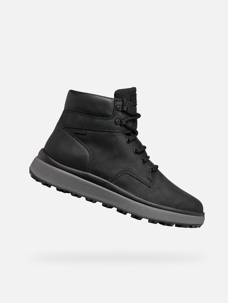 Geox Botine negre pentru bărbați Geox Granito + Grip B A