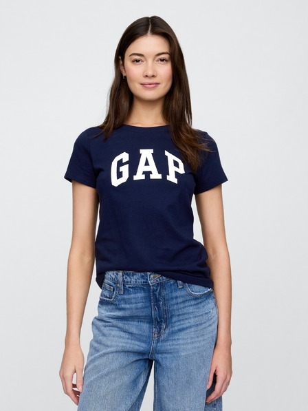 GAP Tricouri din bumbac cu logo GAP, 2 bucăți
