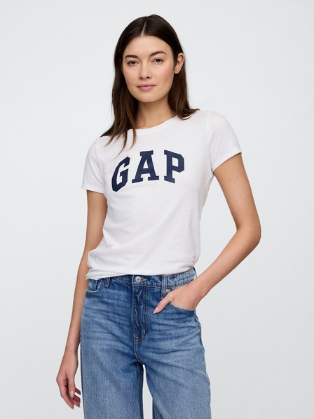 GAP Tricouri din bumbac cu logo GAP, 2 bucăți
