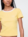 GAP Tricou crop cu nervuri GAP