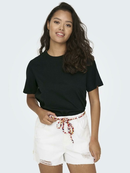 Jacqueline de Yong Tricou negru pentru femei JDY PISA