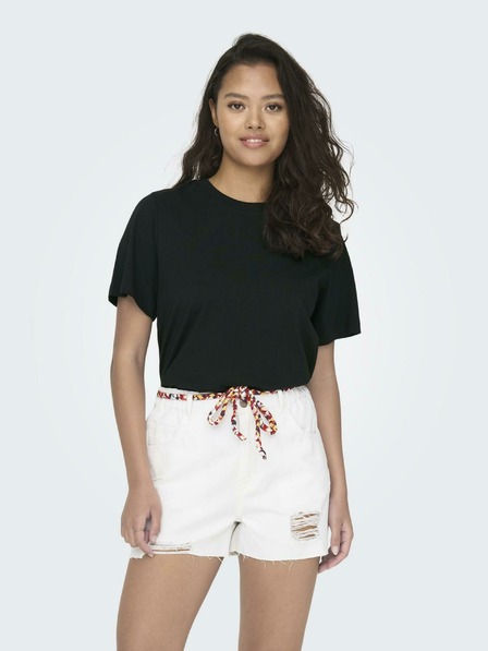 Jacqueline de Yong Tricou negru pentru femei JDY PISA