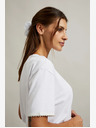 Moodo Tricou alb pentru femei Moodo