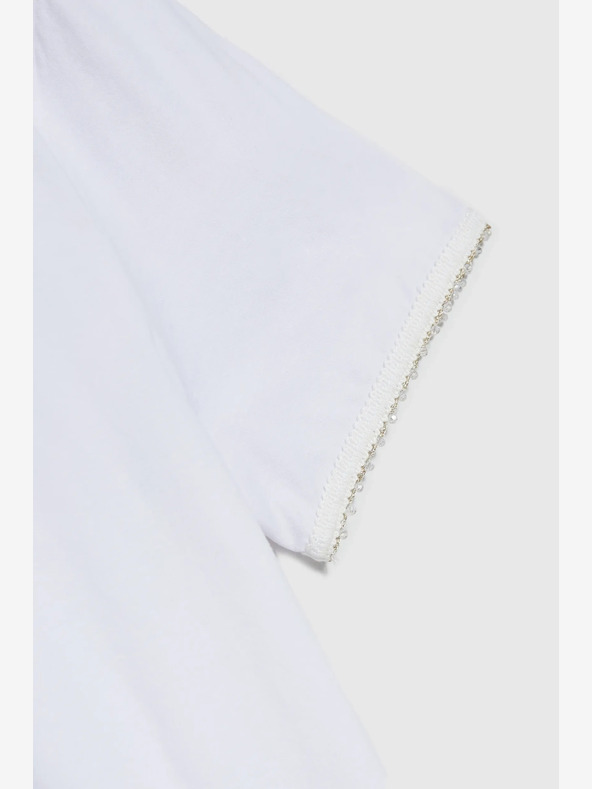 Moodo Tricou alb pentru femei Moodo