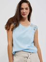 Moodo Top albastru deschis Moodo
