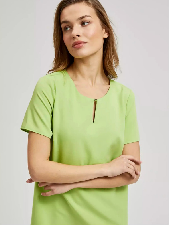 Moodo Rochie uni verde deschis Moodo
