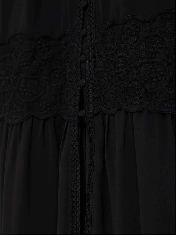 Moodo Rochie lungă neagră de damă Moodo