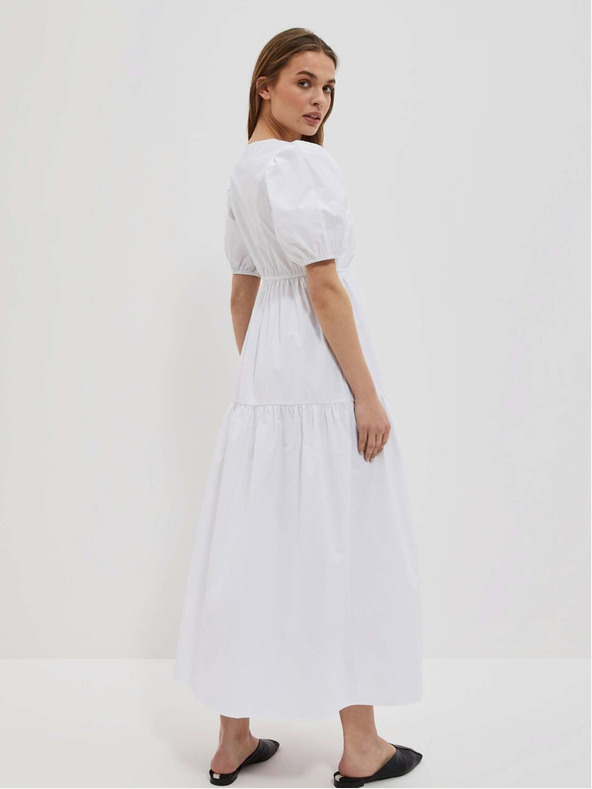 Moodo Rochie albă de damă Moodo