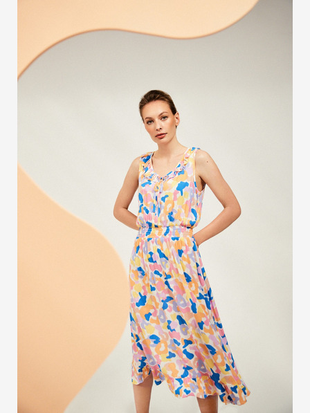 Moodo Rochie cu model crem Moodo