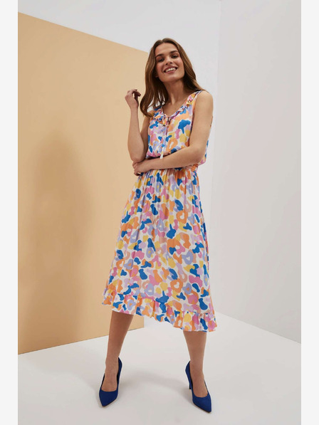 Moodo Rochie cu model crem Moodo