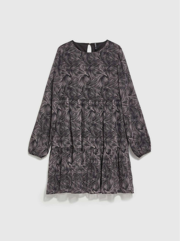 Moodo Rochie boho neagră pentru femei Moodo