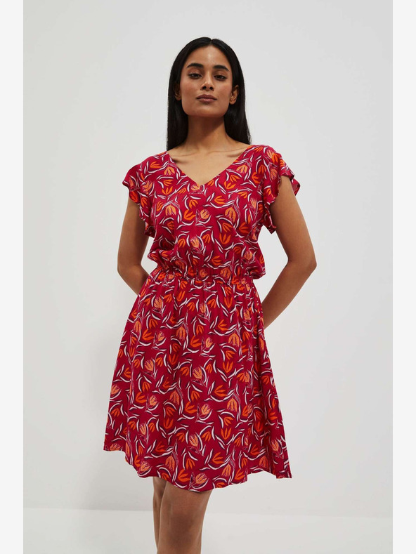Moodo Rochie cu model roșu Moodo