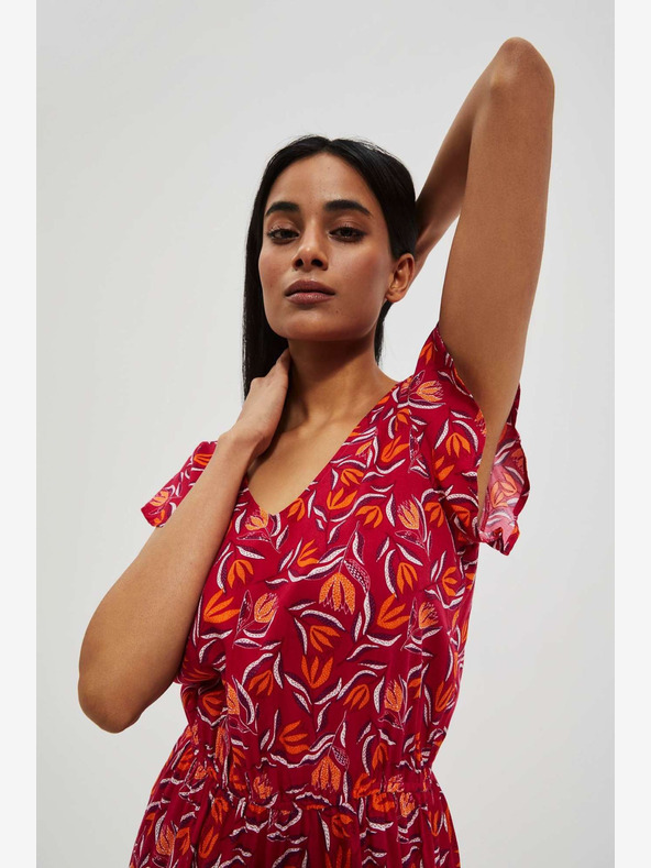 Moodo Rochie cu model roșu Moodo