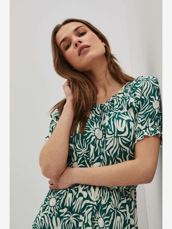 Moodo Rochie Moodo cu model verde