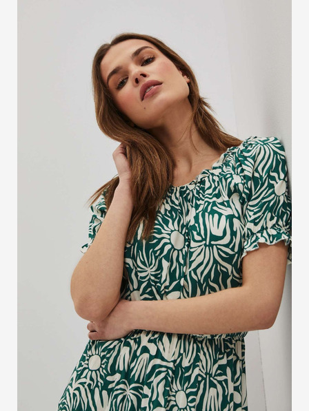 Moodo Rochie Moodo cu model verde