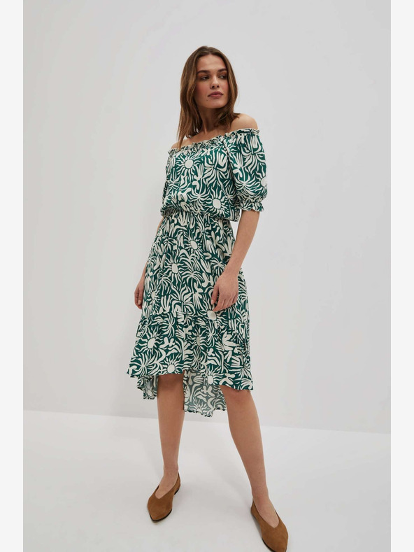 Moodo Rochie Moodo cu model verde