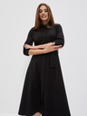Moodo Rochie midi neagră de damă Moodo