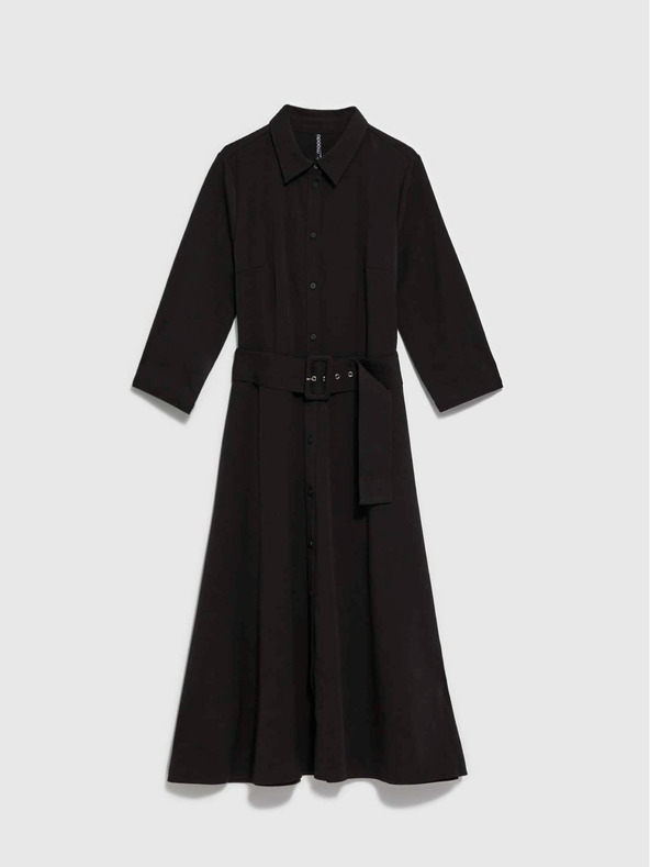 Moodo Rochie midi neagră de damă Moodo