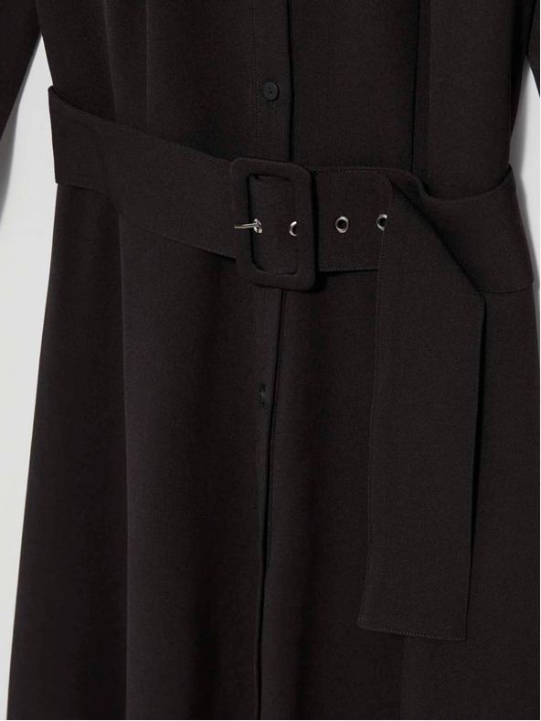 Moodo Rochie midi neagră de damă Moodo