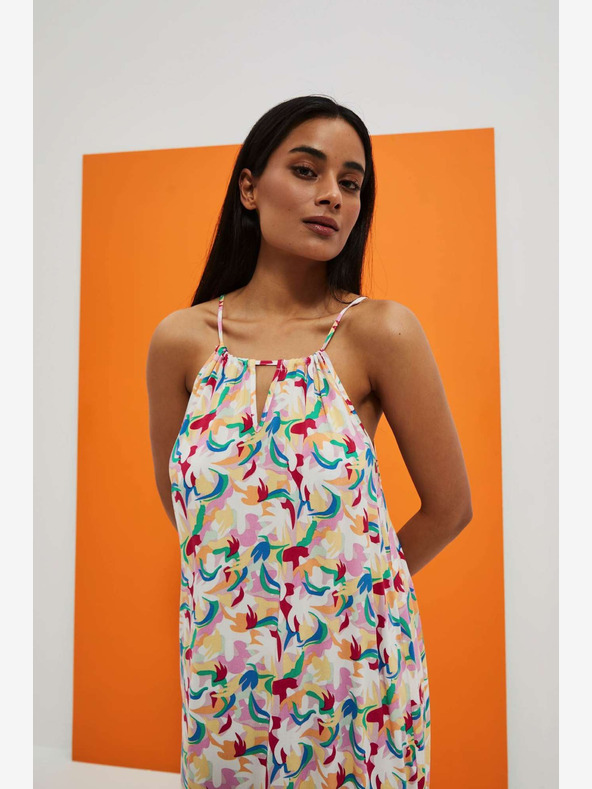 Moodo Rochie de vară fără bretele cu model Moodo