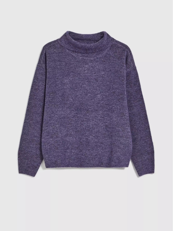 Moodo Pulover cu guler înalt violet Moodo