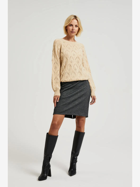 Moodo Pulover pentru femei Moodo Beige