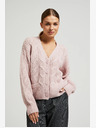 Moodo Cardigan de damă roz deschis Moodo