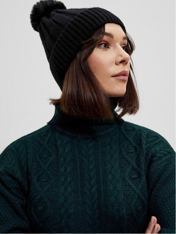 Moodo Pulover pentru femei verde închis Moodo