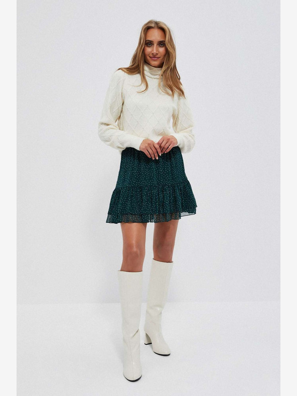 Moodo Pulover crem pentru femei Moodo