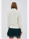 Moodo Pulover crem pentru femei Moodo